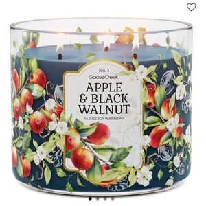🍎 GC Apple & Black Walnut 3-Wick Candle NEW